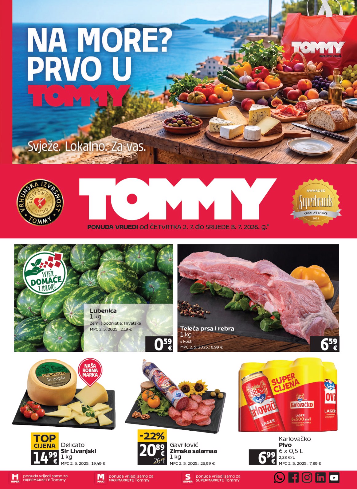 tommy - Novi Tommy katalog od četvrtka, 02.07.2026 do srijede, 08.07.2026