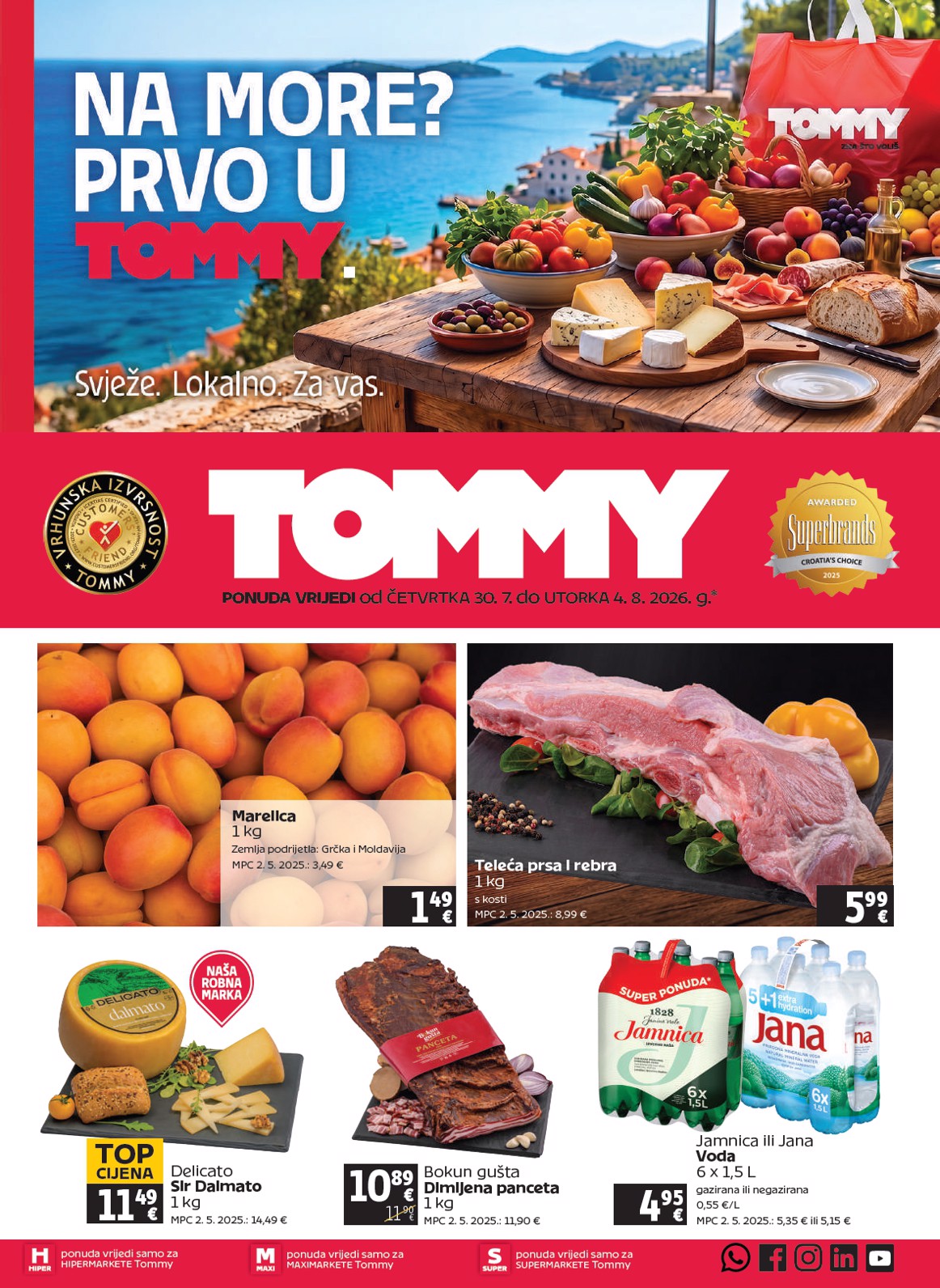 tommy - Aktualni katalog Tommy od četvrtka, 30.07.2026 do utorka, 04.08.2026