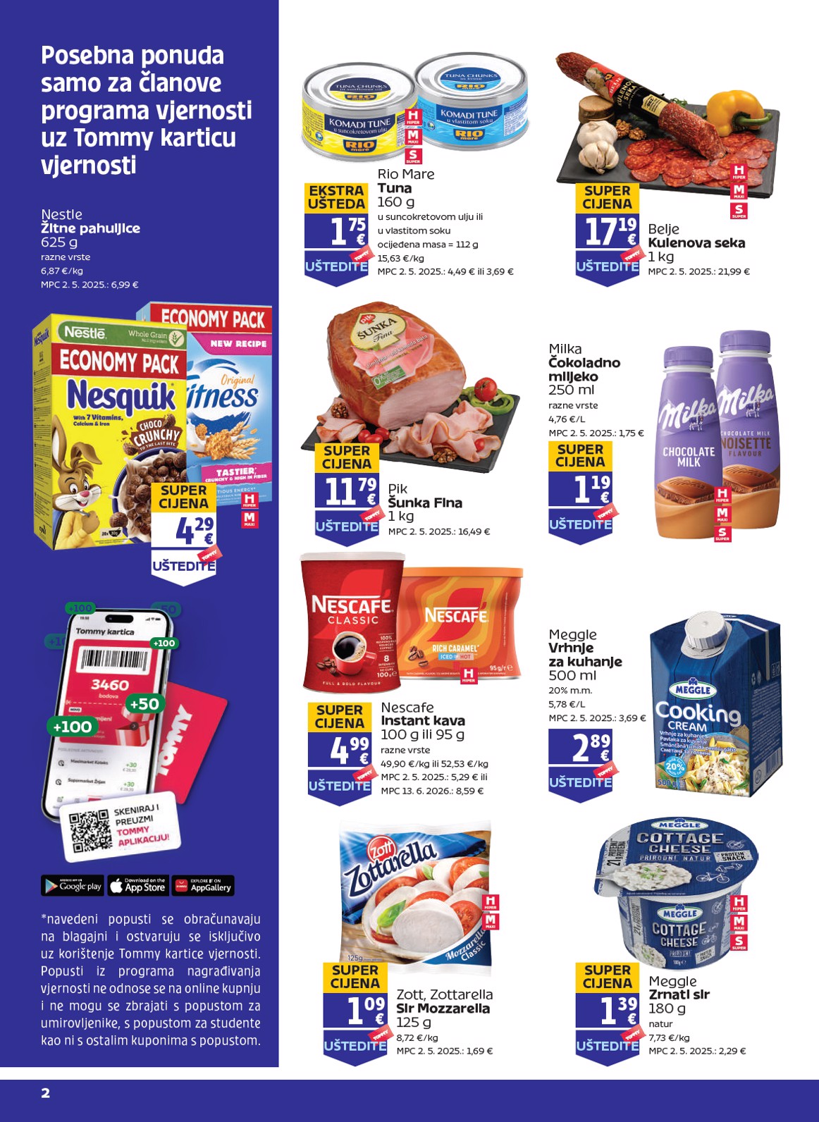 tommy - Novi Tommy - Pogodnosti za Tommy vjerne članove katalog od četvrtka, 01.10.2026 do srijede, 07.10.2026