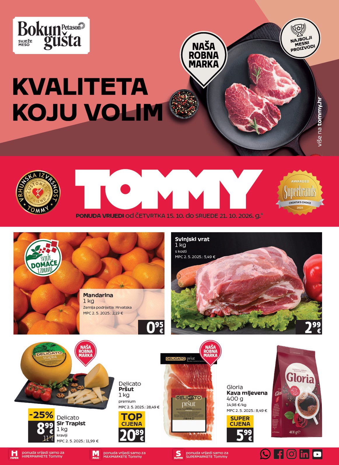 tommy - Novi Tommy katalog od četvrtka, 15.10.2026 do srijede, 21.10.2026
