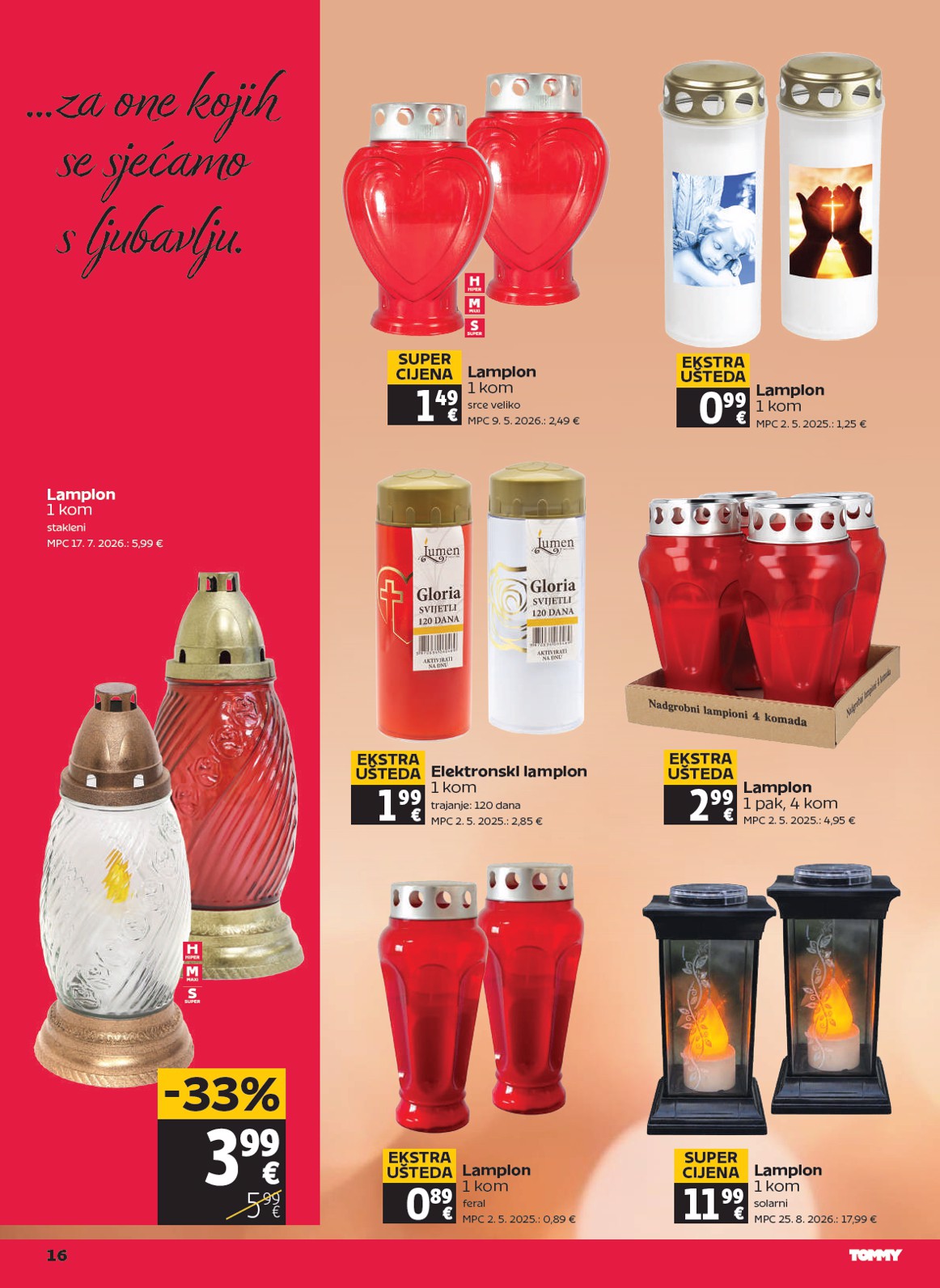 tommy - Novi Tommy katalog od četvrtka, 22.10.2026 do srijede, 28.10.2026 - page: 16