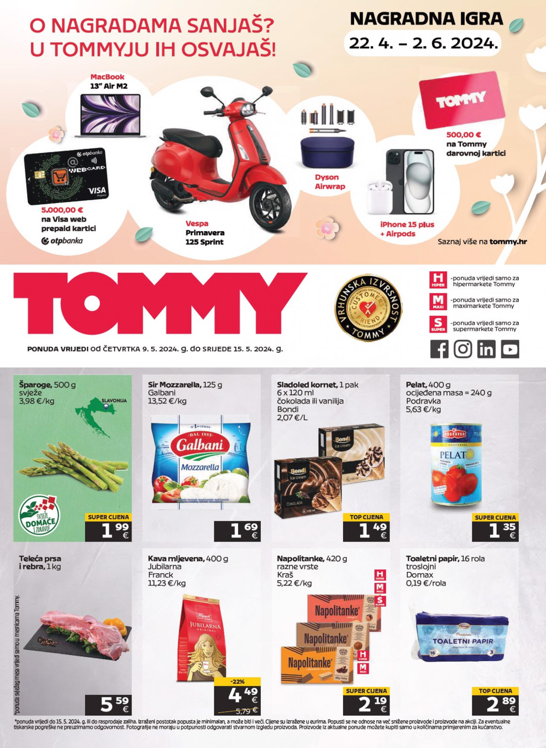 tommy - Novi katalog Tommy - Akcijski katalog 22.04. - 02.06. - page: 1
