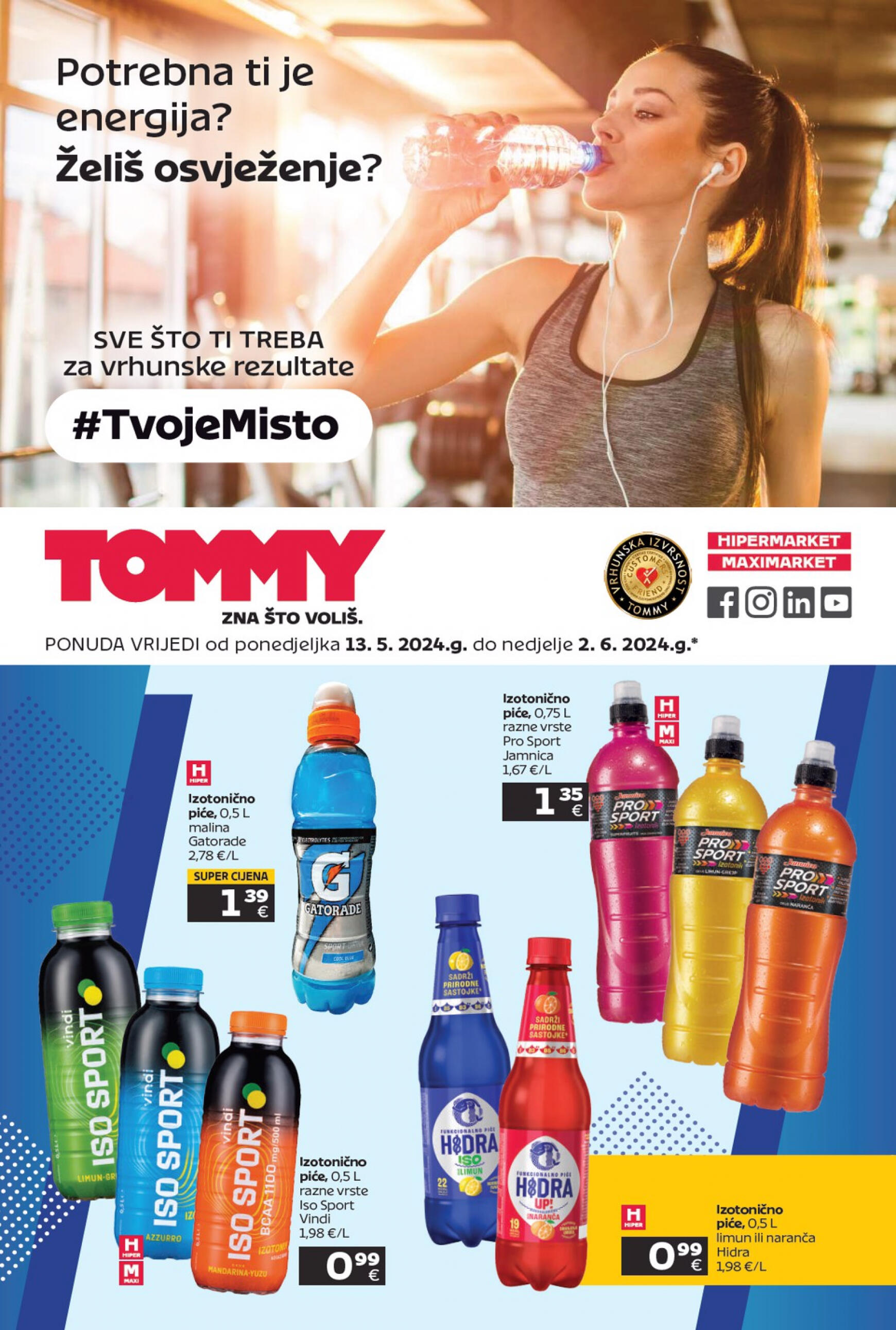 tommy - Novi katalog Tommy - Super ponuda za sport 13.05. - 02.06.