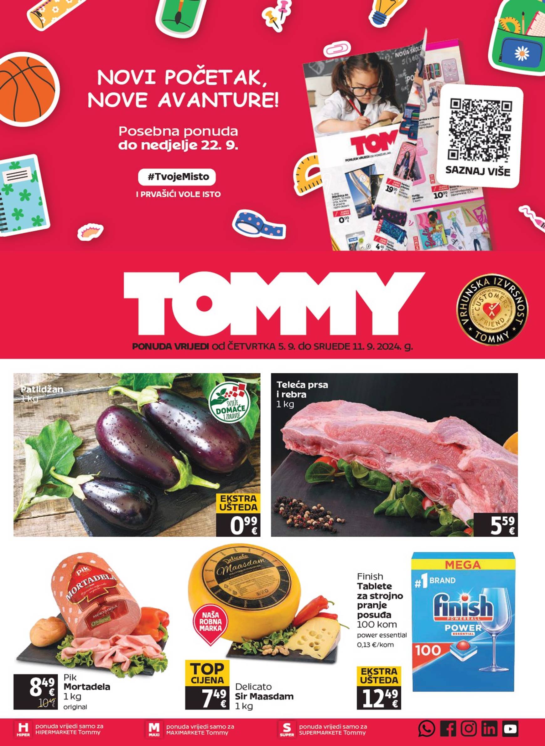 tommy - Novi katalog Tommy 05.09. - 11.09. - page: 1