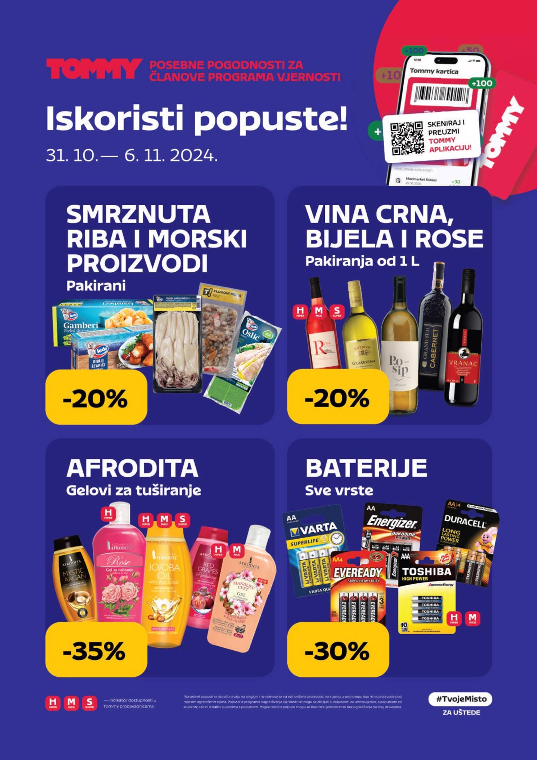 tommy - Tommy - Pogodnosti za Tommy članove katalog vrijedi od 31.10. do 06.11.