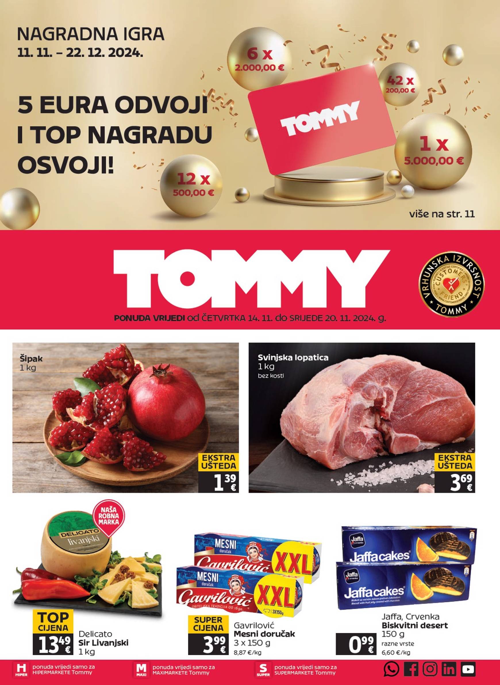 tommy - Tommy katalog vrijedi od 14.11. do 20.11.