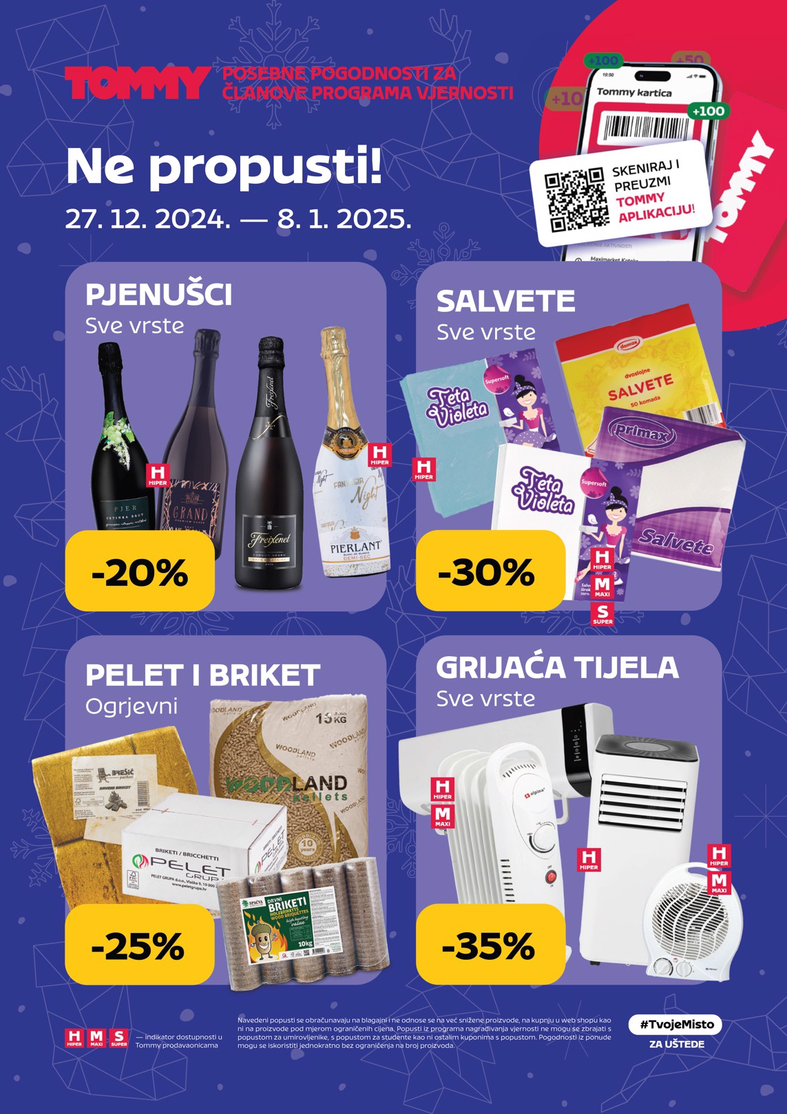 tommy - Tommy - Pogodnosti za Tommy članove katalog vrijedi od 27.12. do 08.01.