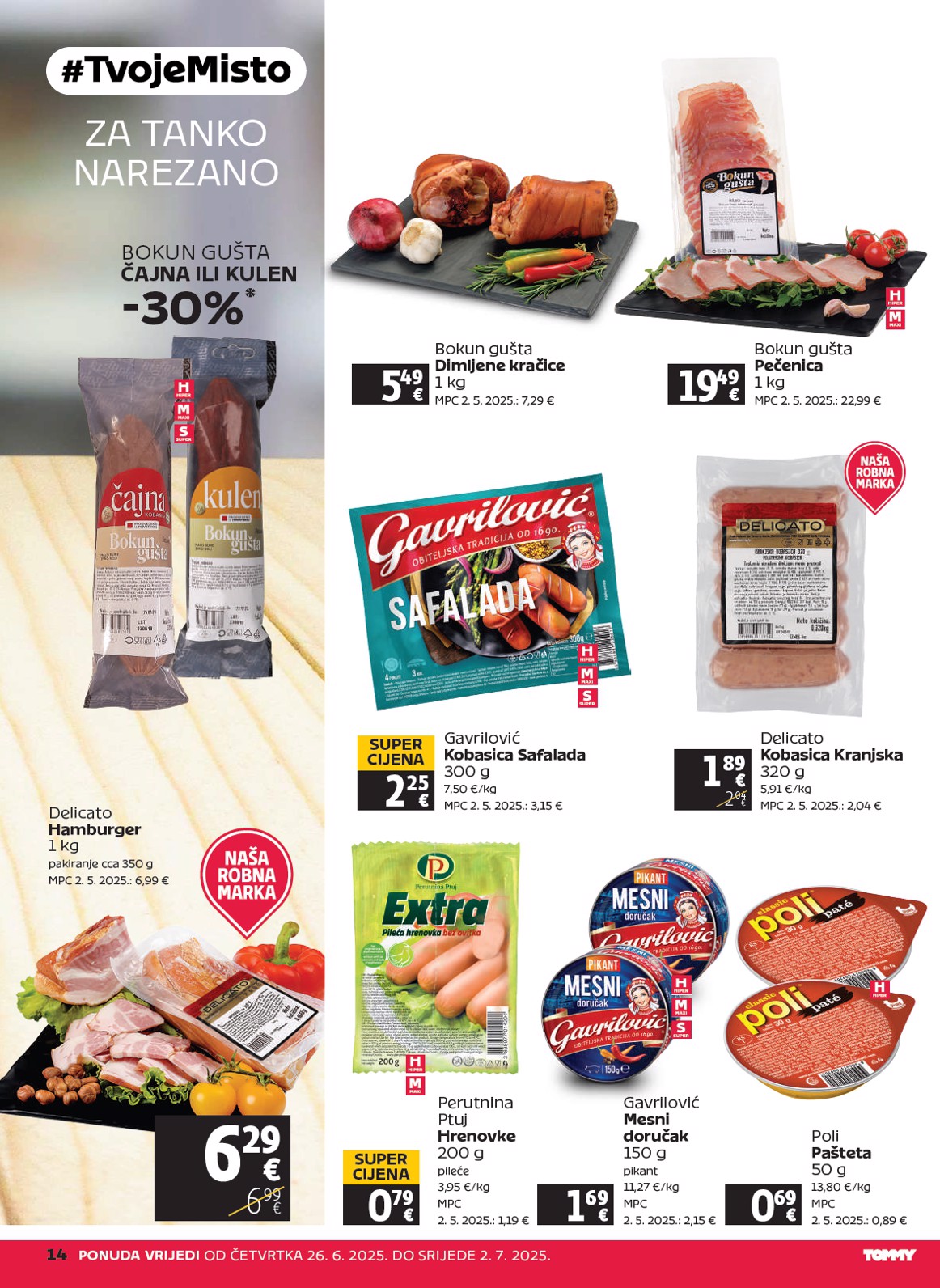 tommy - Prelistajte katalog Tommy, vrijedi od 26.06. do 02.07. - page: 14
