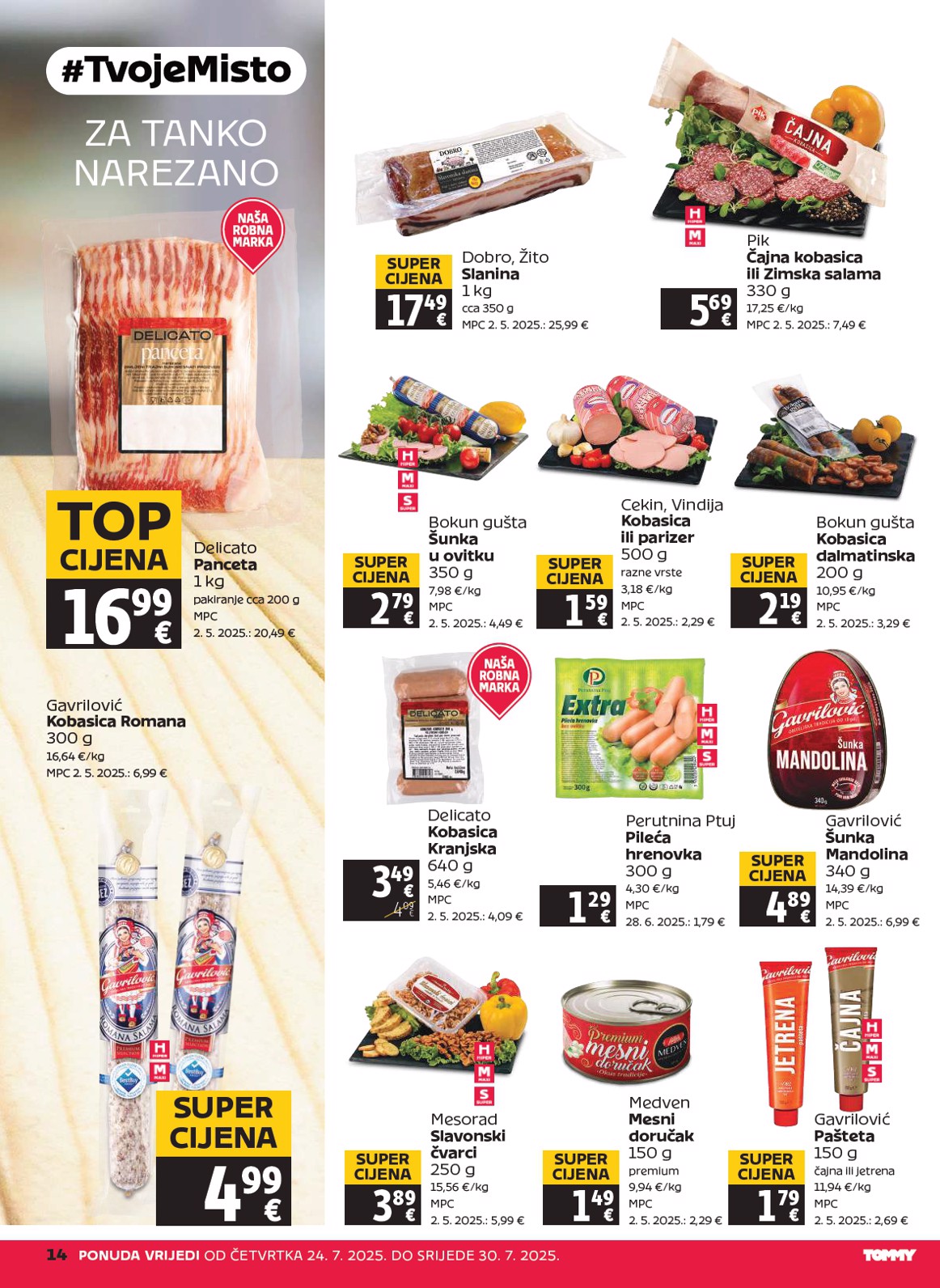 tommy - Prelistajte katalog Tommy, vrijedi od 24.07. do 30.07. - page: 14