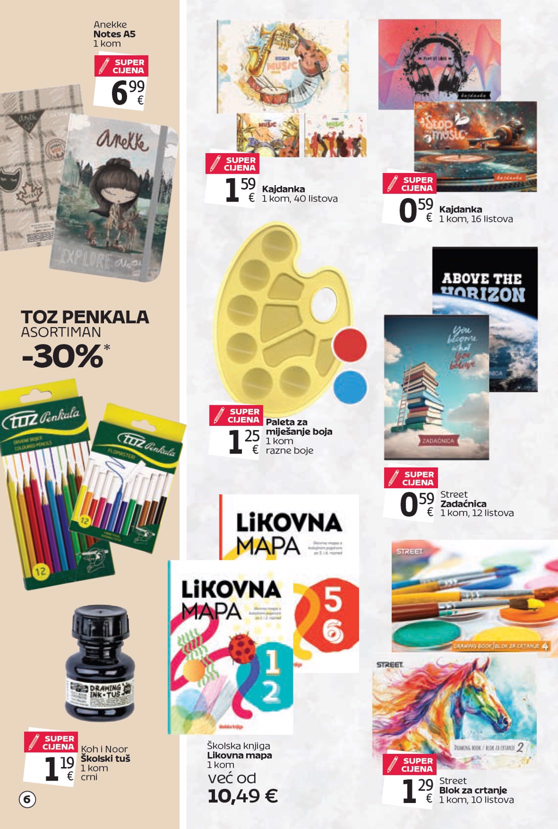 tommy - Prelistajte katalog Tommy - Super ponuda za školarce, vrijedi od 18.08. do 14.09. - page: 6