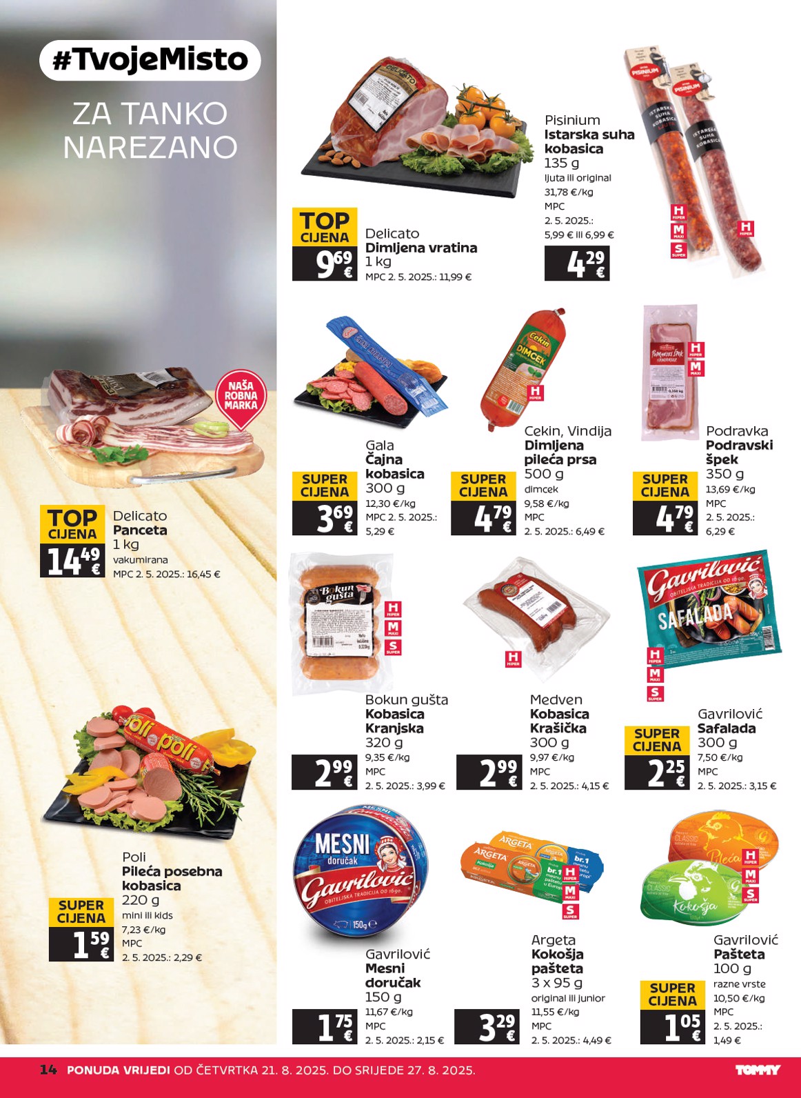 tommy - Prelistajte katalog Tommy, vrijedi od 21.08. do 27.08. - page: 14