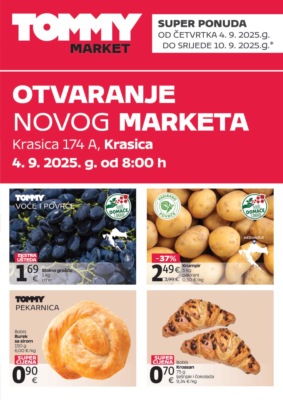 tommy - Prelistajte katalog Tommy - Super ponuda povodom otvaranja u Krasici, vrijedi od 04.09. do 10.09.