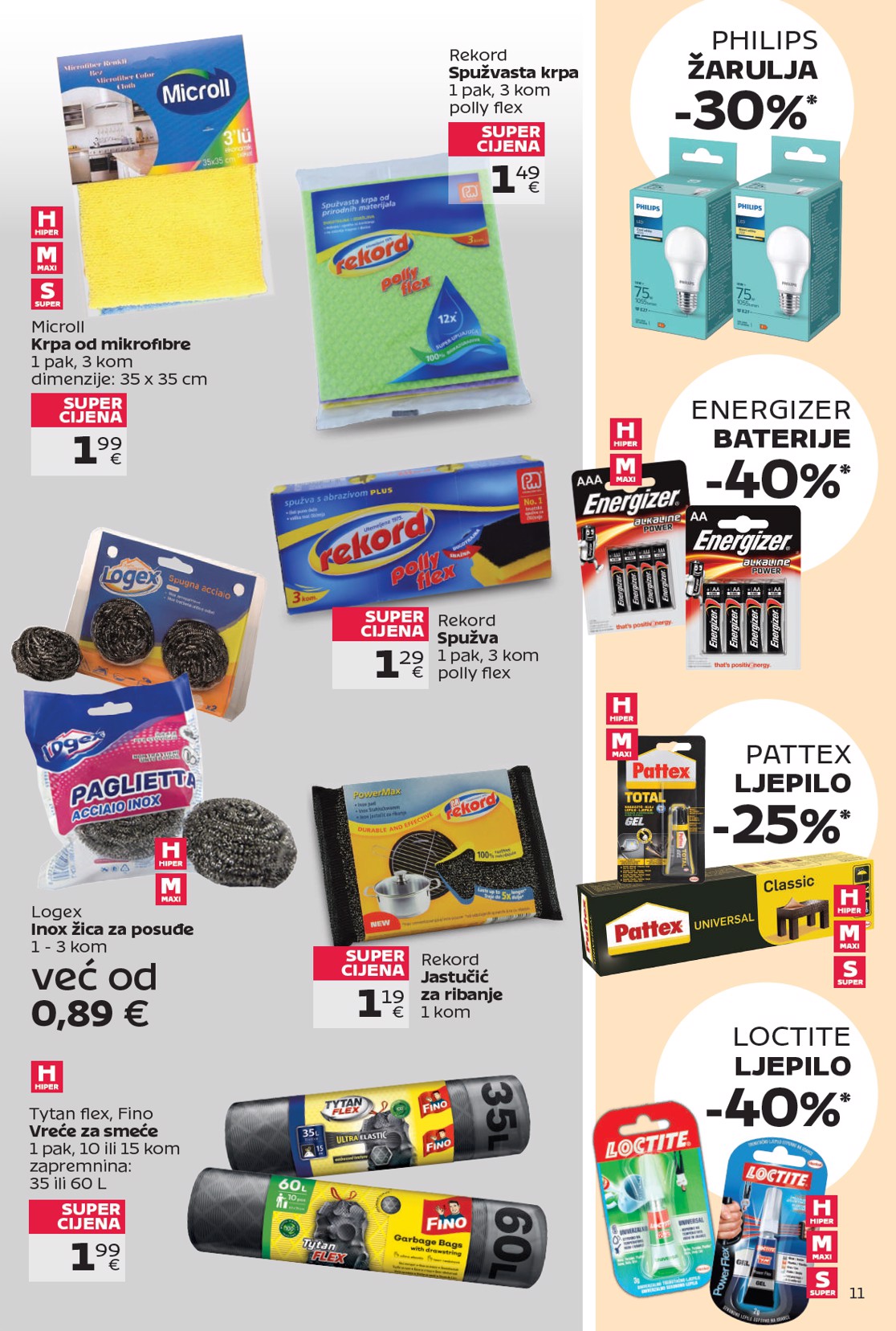 tommy - Prelistajte katalog Tommy - Super ponuda za domaćinstvo, vrijedi od 22.09. do 19.10. - page: 11
