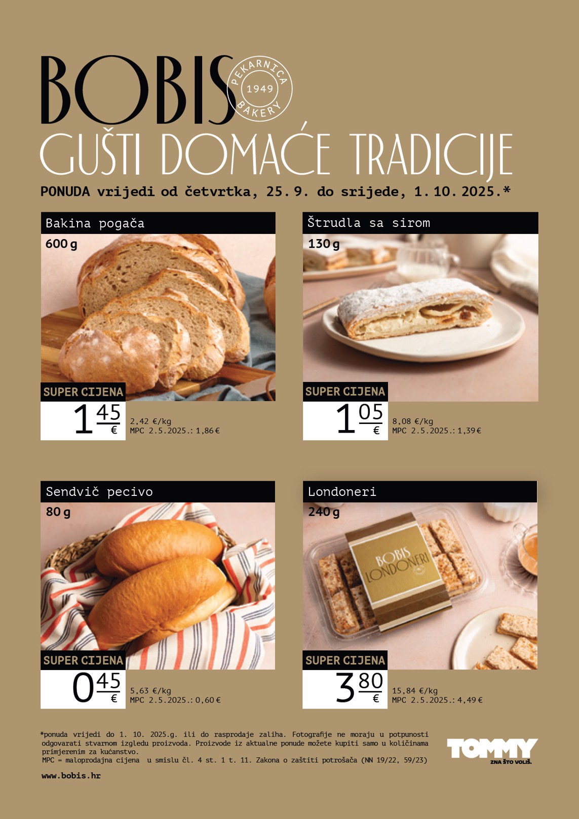 tommy - Prelistajte katalog Tommy - Bobis Super ponuda, vrijedi od 25.09. do 01.10.