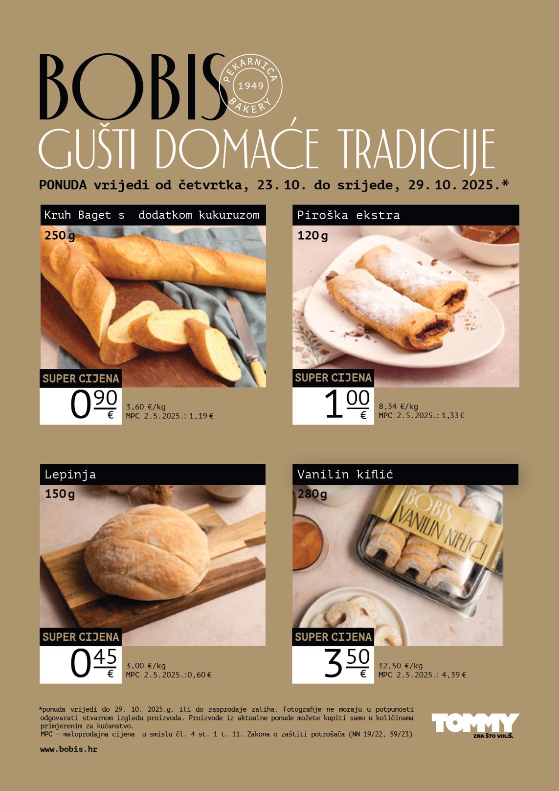 tommy - Prelistajte katalog Tommy - Bobis Super ponuda, vrijedi od 23.10. do 29.10.