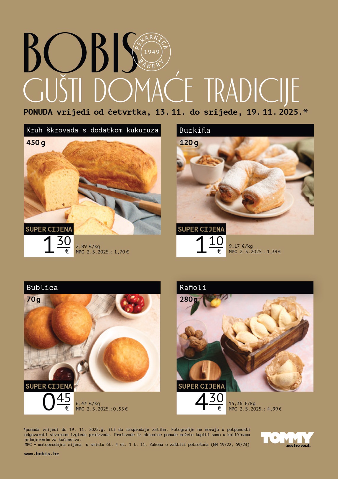 tommy - Prelistajte katalog Tommy - Bobis Super ponuda, vrijedi od 13.11. do 19.11.