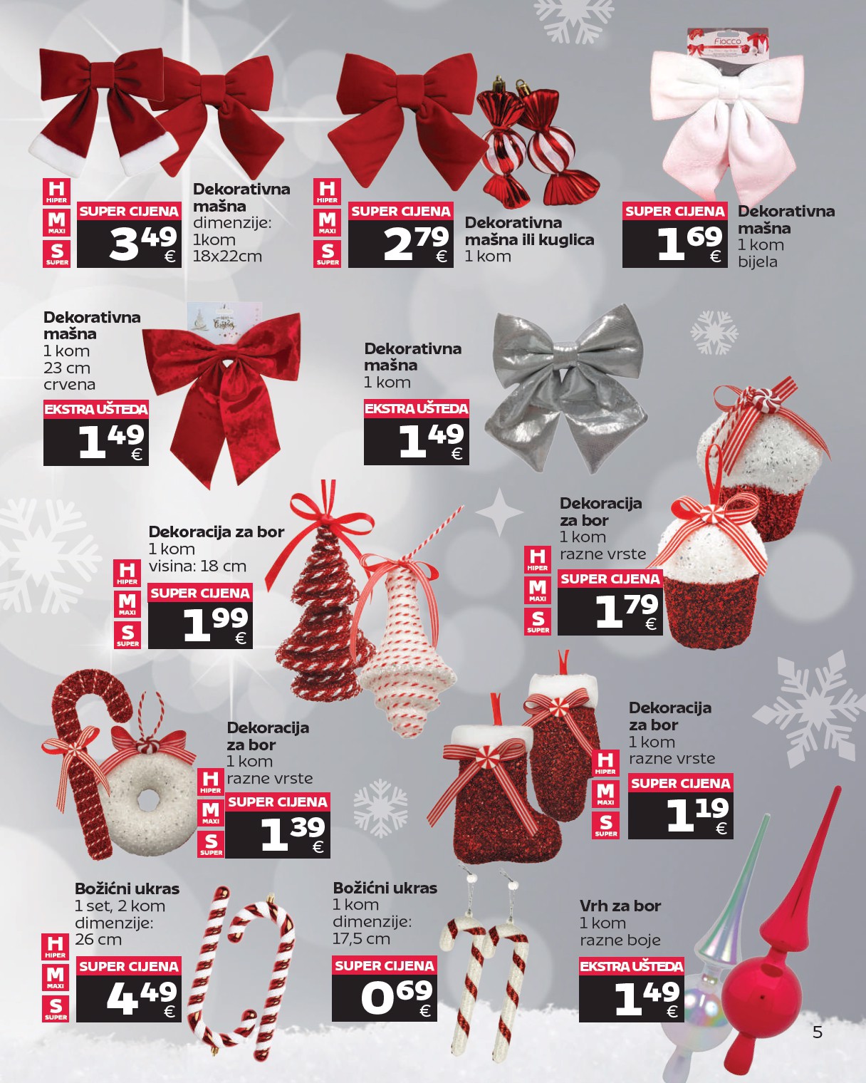 tommy - Prelistajte katalog Tommy - Super ponuda božićnih ukrasa, vrijedi od 24.11. do 21.12. - page: 5