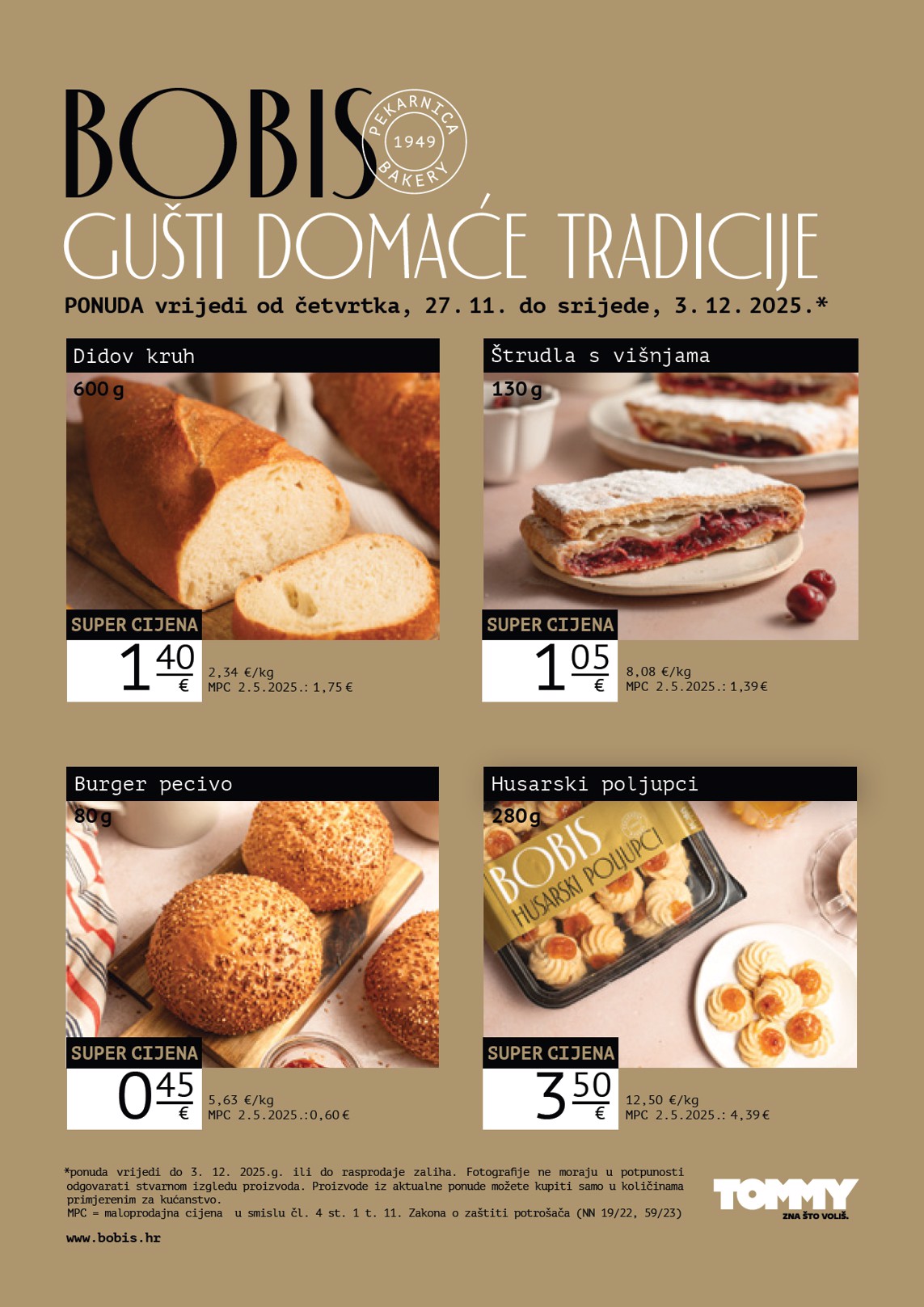 tommy - Prelistajte katalog Tommy - Bobis Super ponuda, vrijedi od 27.11. do 03.12.