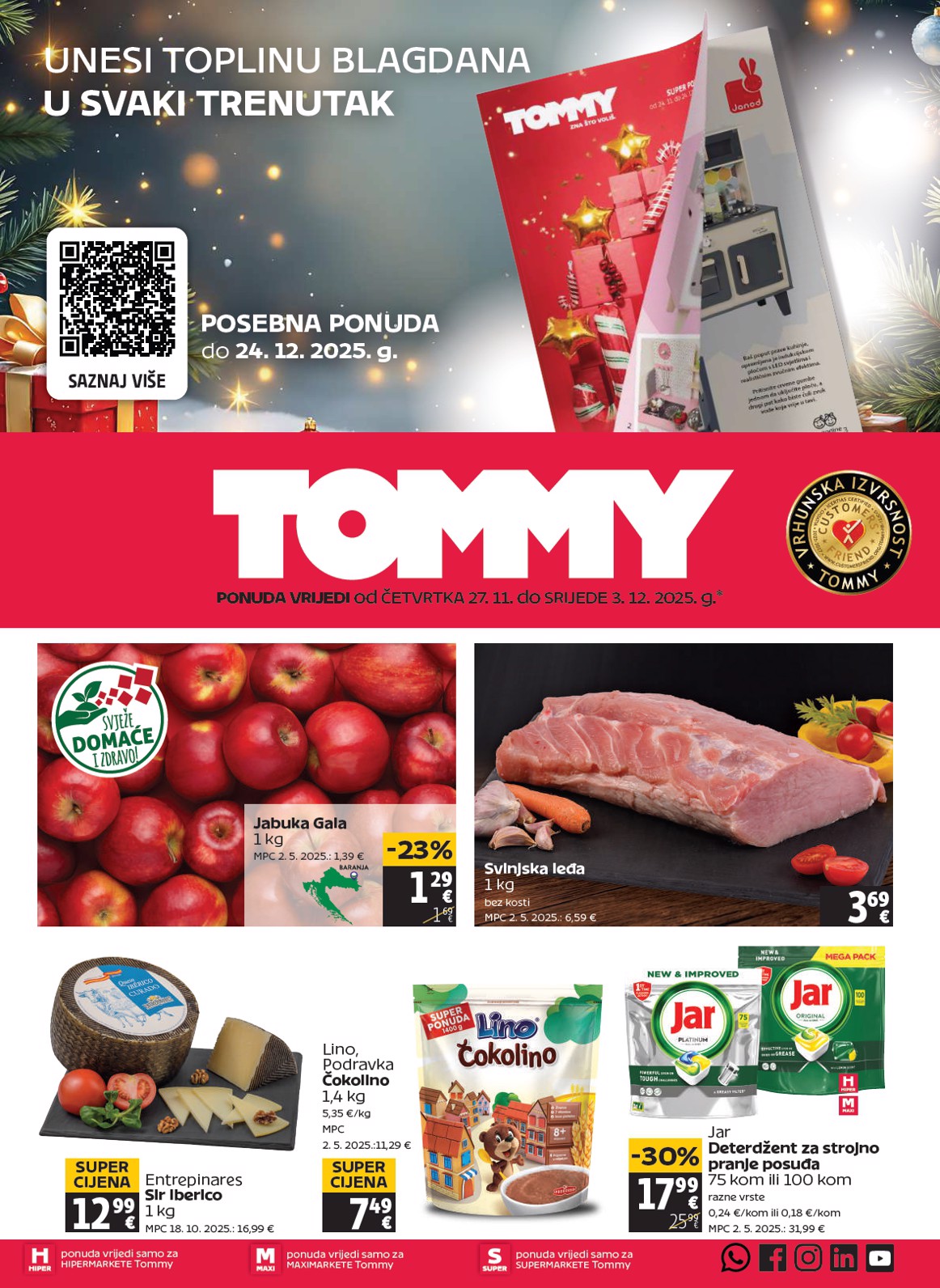 tommy - Prelistajte katalog Tommy, vrijedi od 27.11. do 03.12.