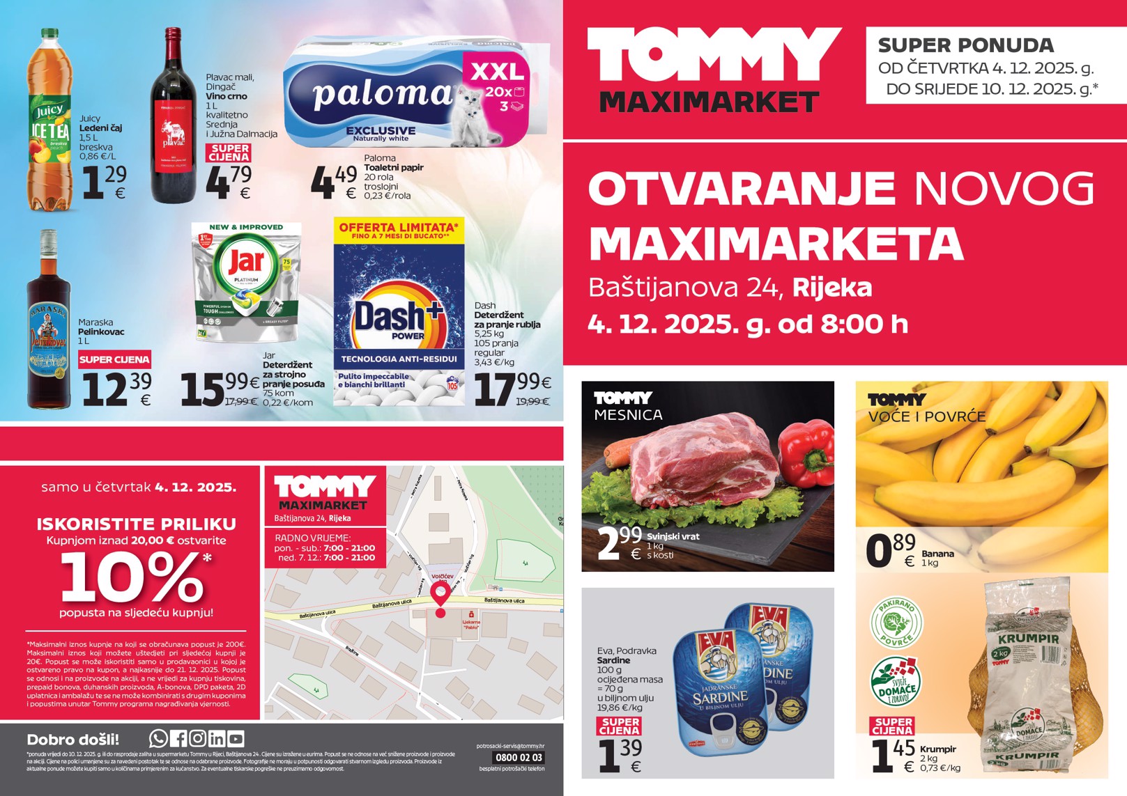 tommy - Prelistajte katalog Tommy - Super ponuda povodom otvaranja u Rijeci, vrijedi od 04.12. do 10.12.