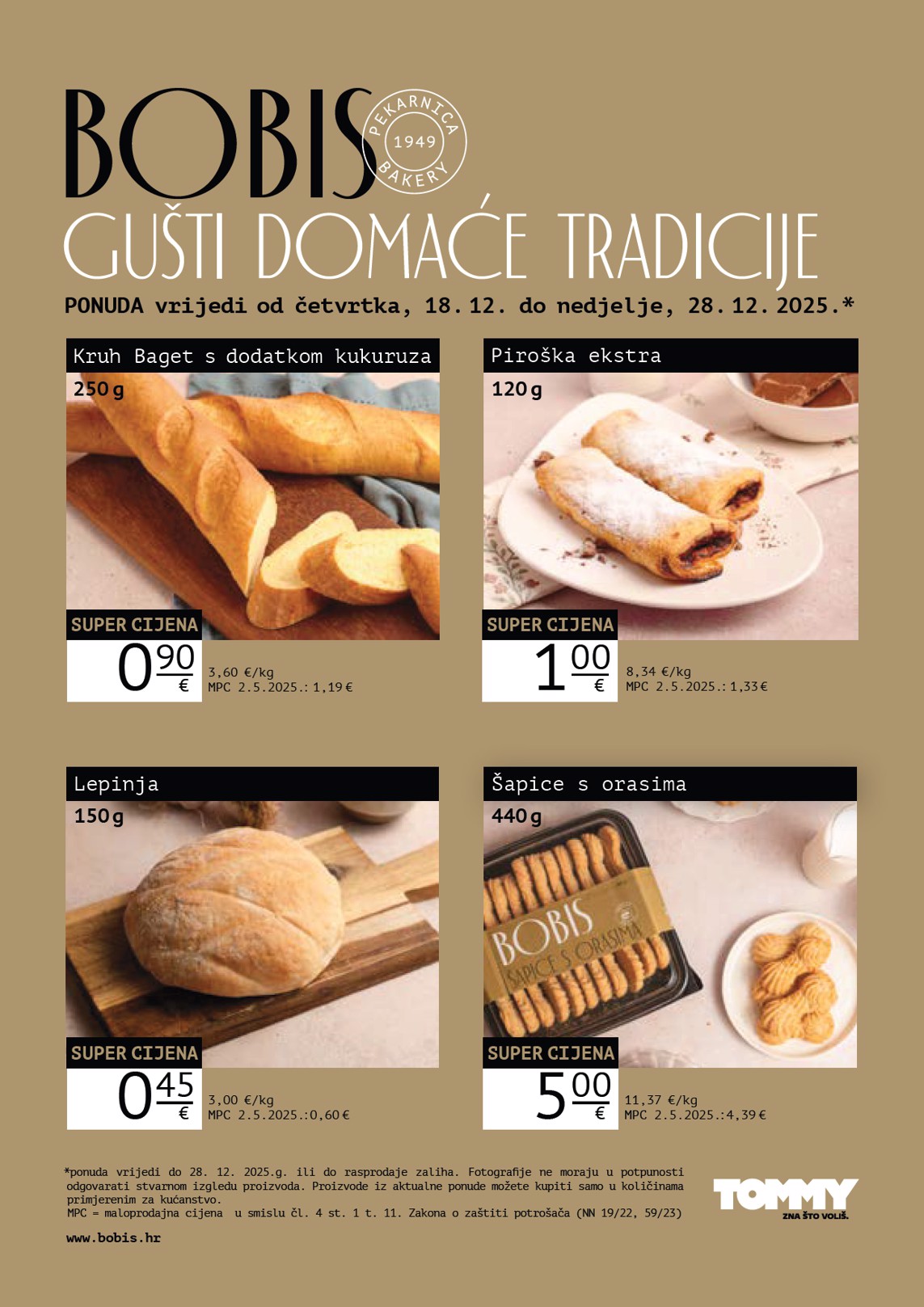 tommy - Prelistajte katalog Tommy - Bobis Super ponuda, vrijedi od 18.12. do 28.12.