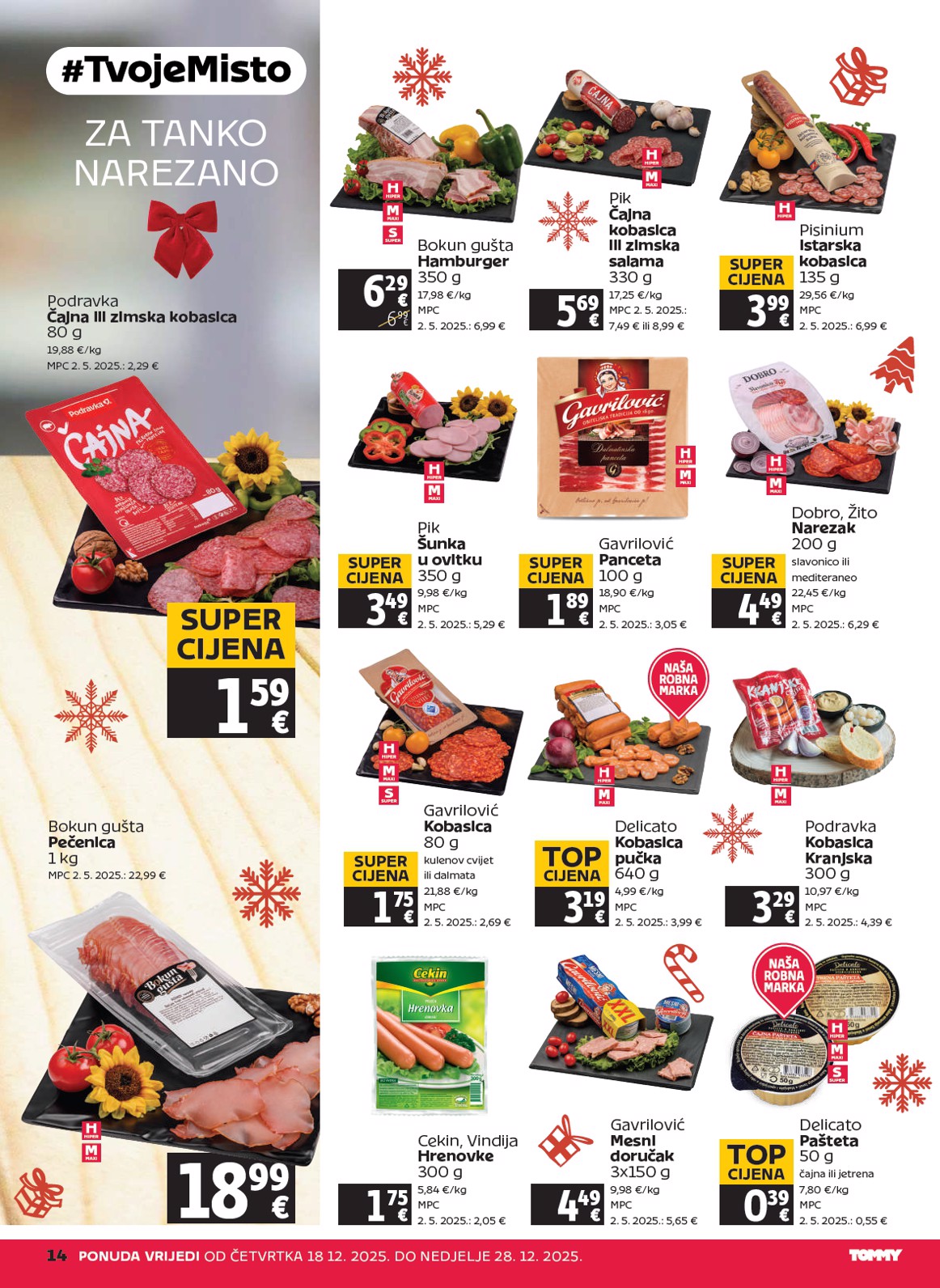 tommy - Prelistajte katalog Tommy, vrijedi od 18.12. do 28.12. - page: 14