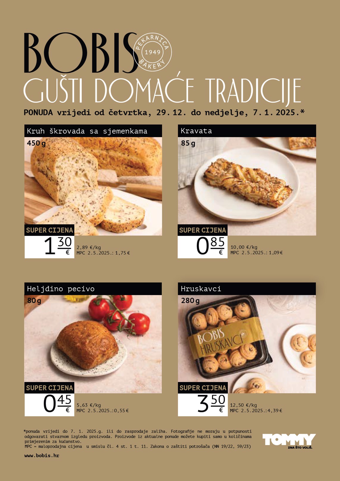 tommy - Prelistajte katalog Tommy - Bobis Super ponuda, vrijedi od 29.12. do 07.01.