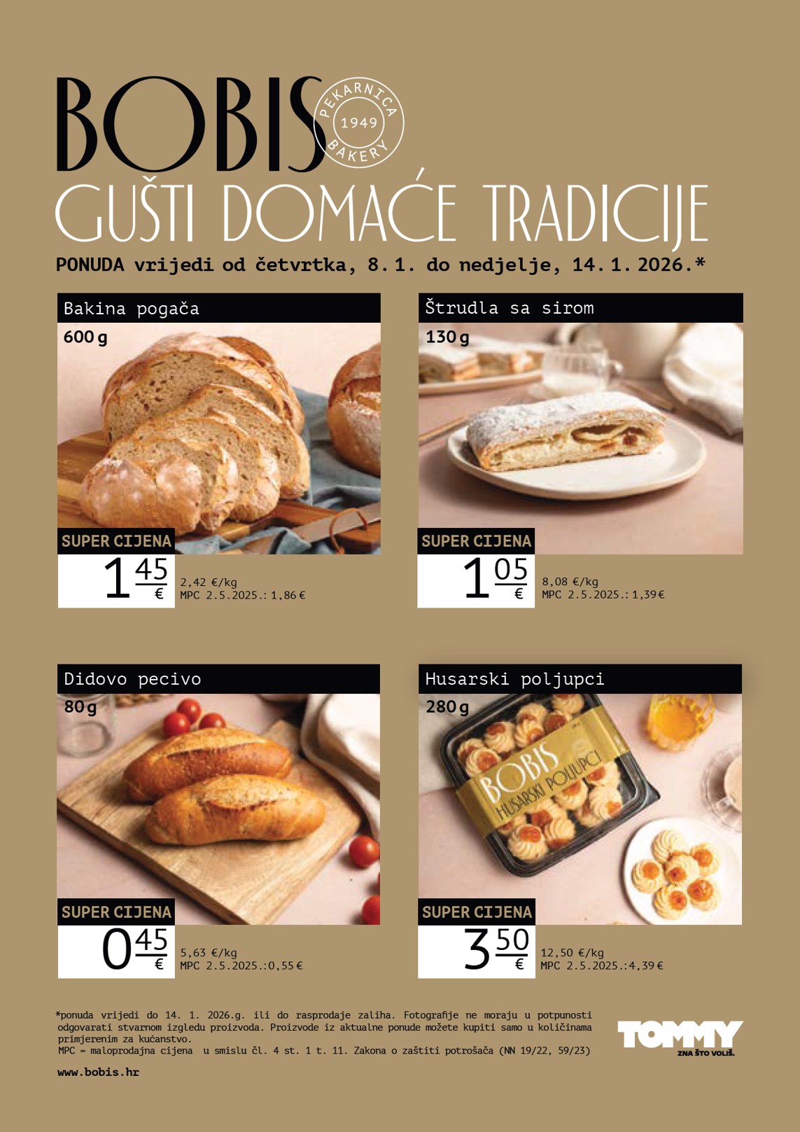 tommy - Prelistajte katalog Tommy - Bobis Super ponuda, vrijedi od 08.01. do 14.01.