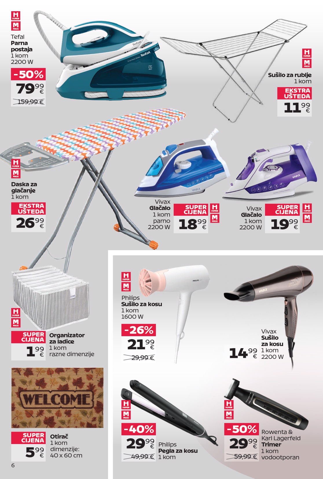 tommy - Prelistajte katalog Tommy - Super ponuda za domaćinstvo, vrijedi od 12.01. do 08.02. - page: 6