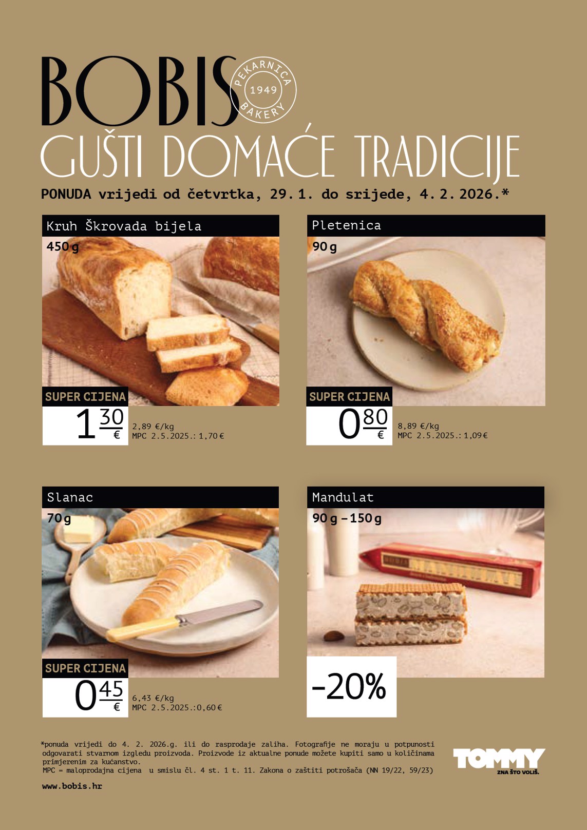 tommy - Prelistajte katalog Tommy - Bobis Super ponuda, vrijedi od 29.01. do 04.02.