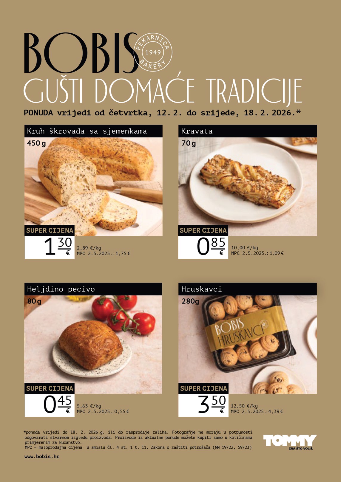 tommy - Prelistajte katalog Tommy - Bobis Super ponuda, vrijedi od 12.02.2026 do 18.02.2026
