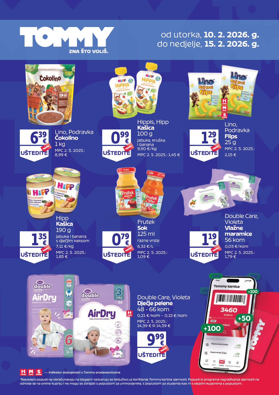 tommy - Prelistajte katalog Tommy - Dodatne pogodnosti za Tommy vjerne članove, vrijedi od 10.02.2026 do 15.02.2026 - page: 1