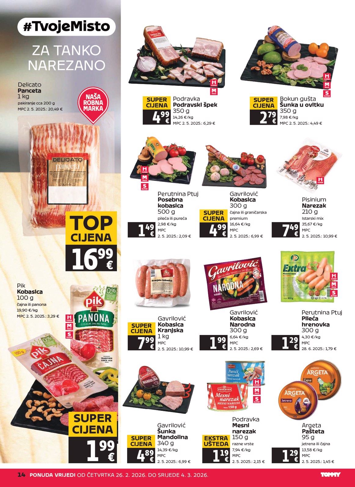 tommy - Prelistajte katalog Tommy, vrijedi od 26.02.2026 do 04.03.2026 - page: 14