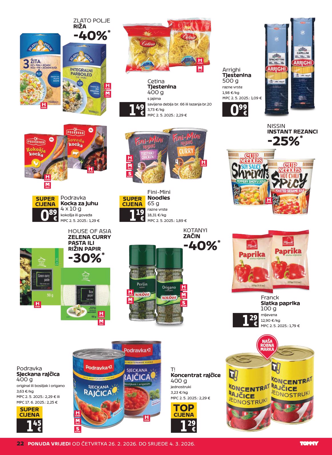 tommy - Prelistajte katalog Tommy, vrijedi od 26.02.2026 do 04.03.2026 - page: 22