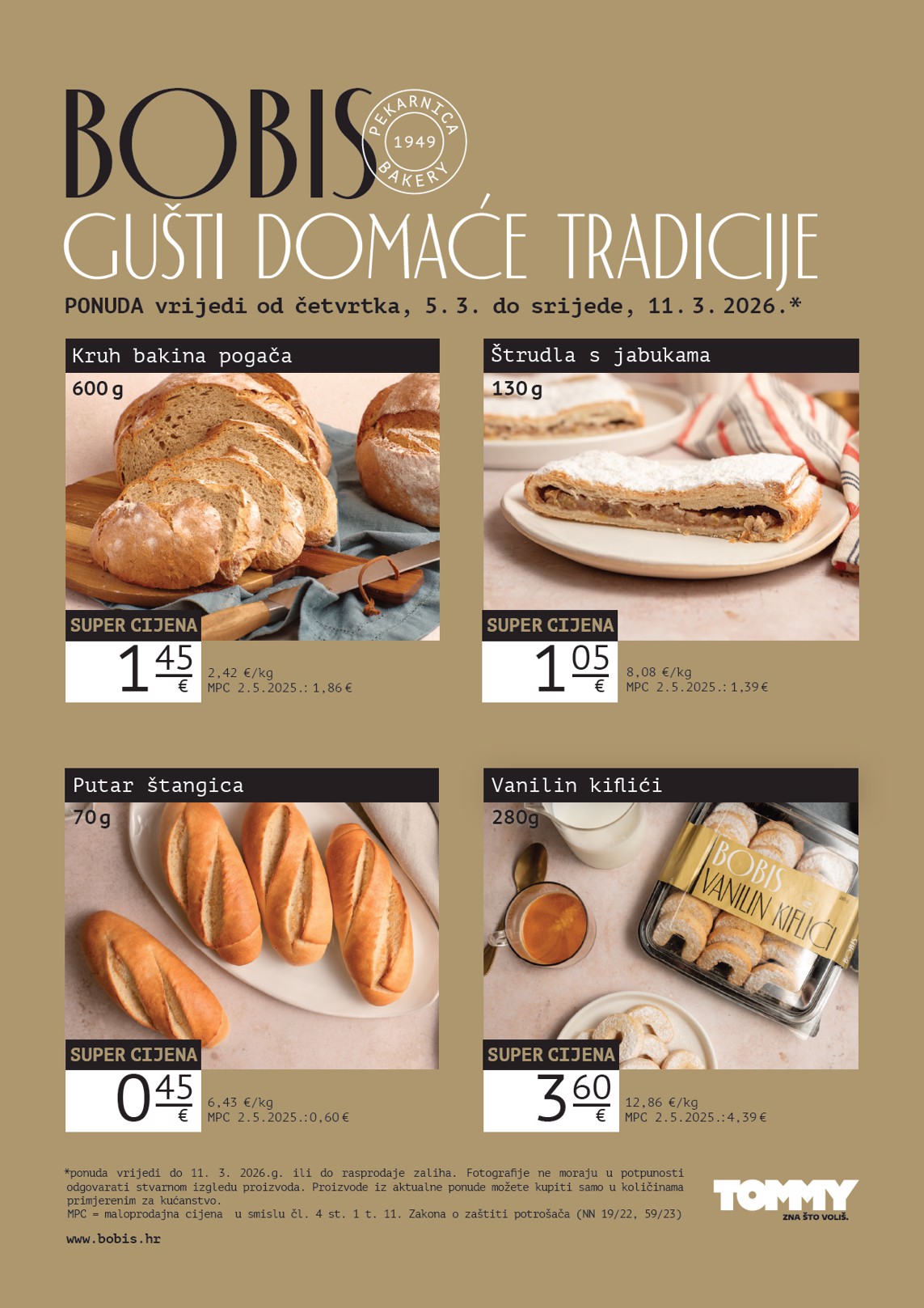 tommy - Prelistajte katalog Tommy - Bobis Super ponuda, vrijedi od 05.03.2026 do 11.03.2026 - page: 2