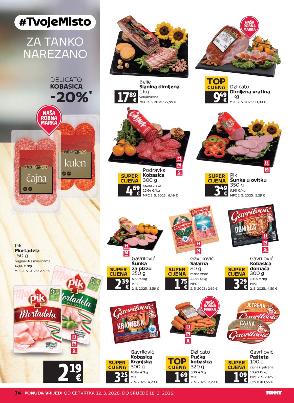 tommy - Prelistajte katalog Tommy, vrijedi od 12.03.2026 do 18.03.2026 - page: 14