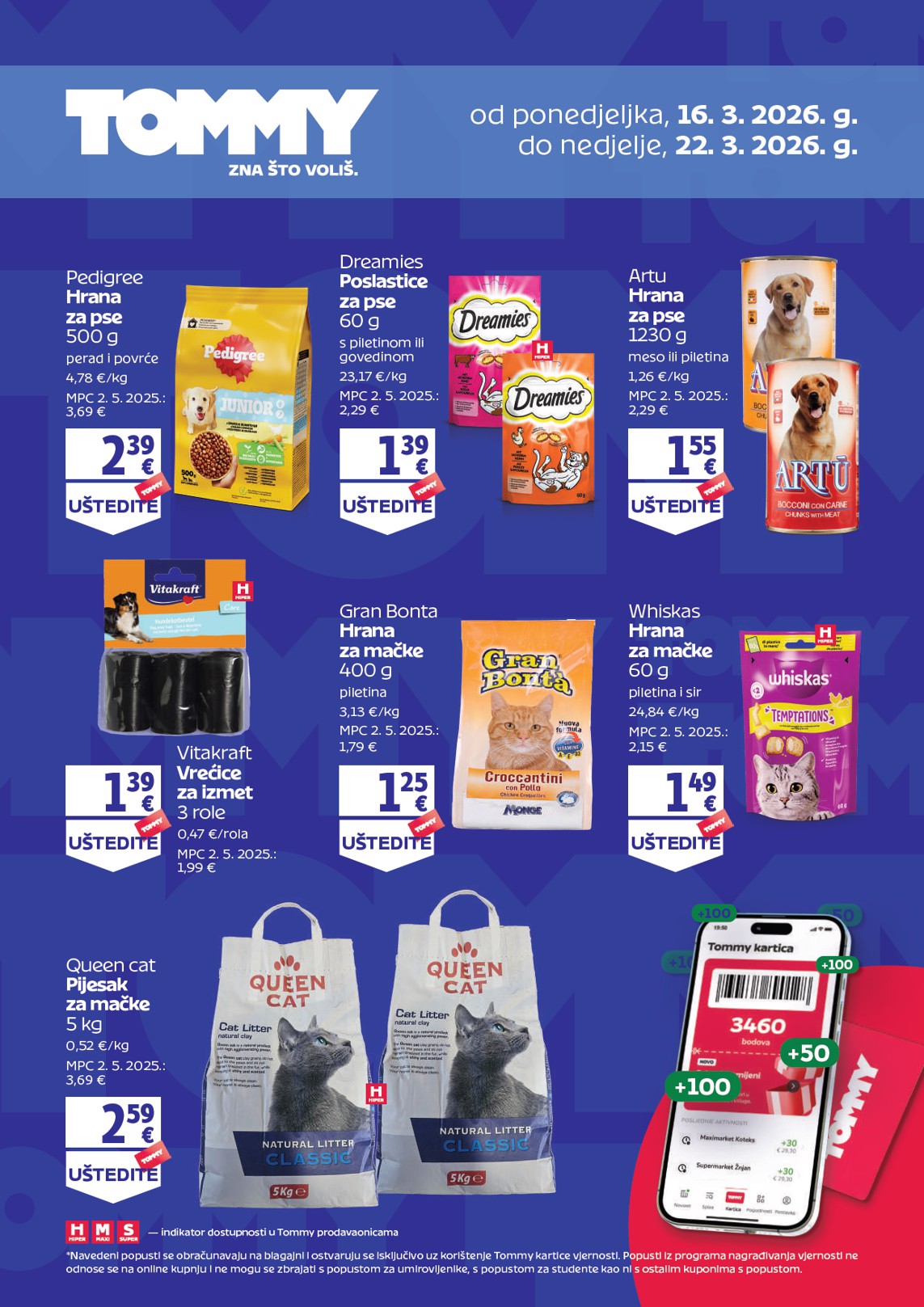 tommy - Prelistajte katalog Tommy - Dodatne pogodnosti za Tommy vjerne članove, vrijedi od 16.03.2026 do 22.03.2026 - page: 1