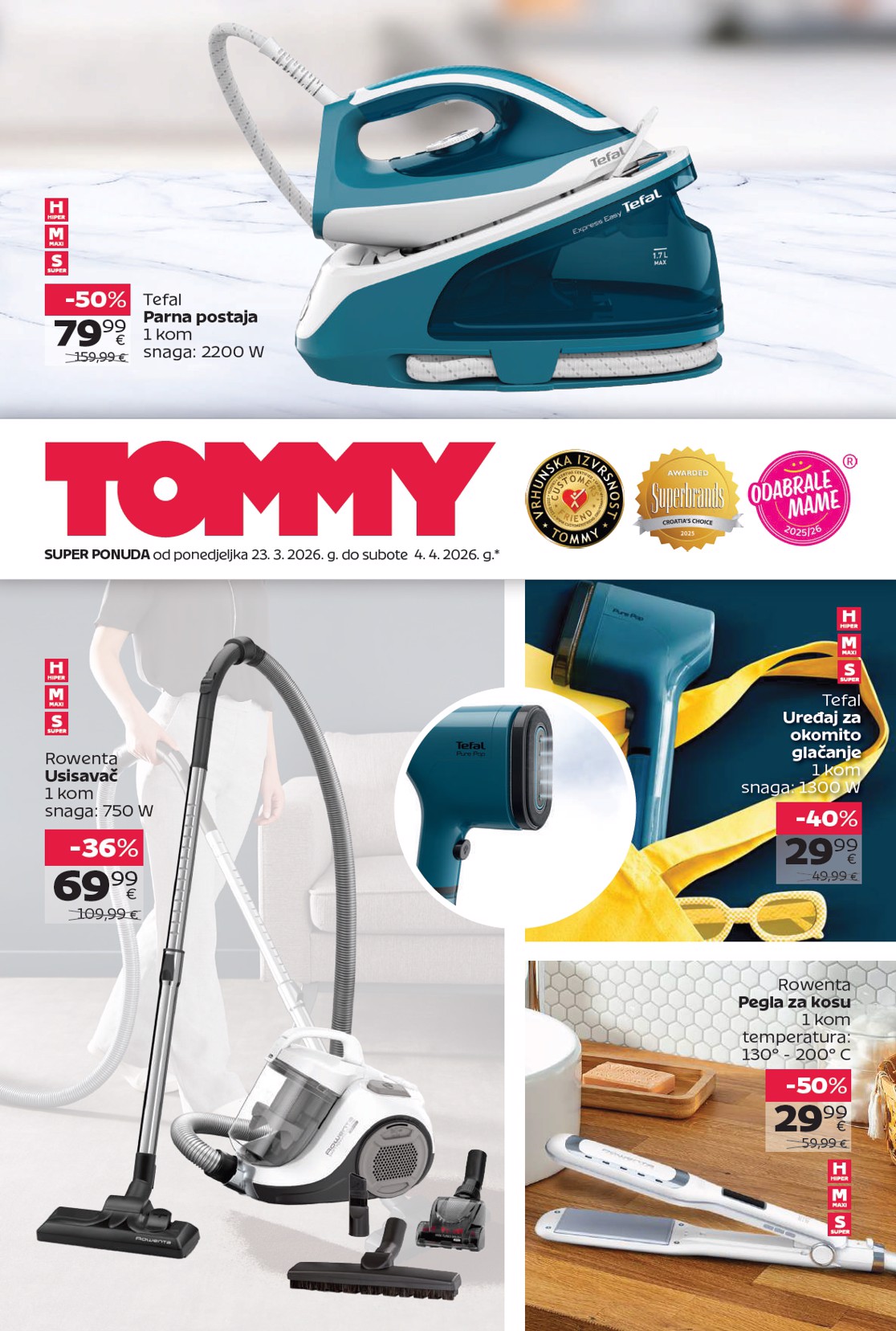 tommy - Prelistajte katalog Tommy - Super ponuda za njegu i čistoću, vrijedi od 23.03.2026 do 04.04.2026