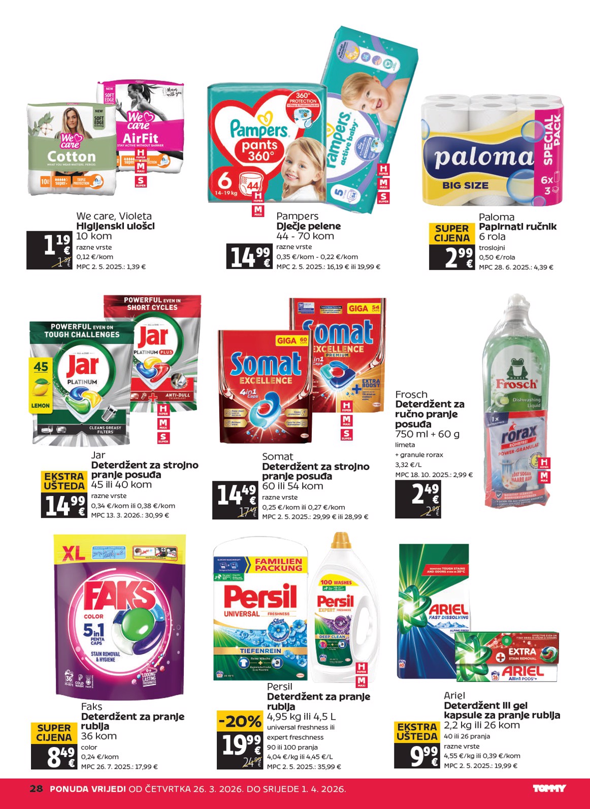 tommy - Prelistajte katalog Tommy, vrijedi od 26.03.2026 do 01.04.2026 - page: 28