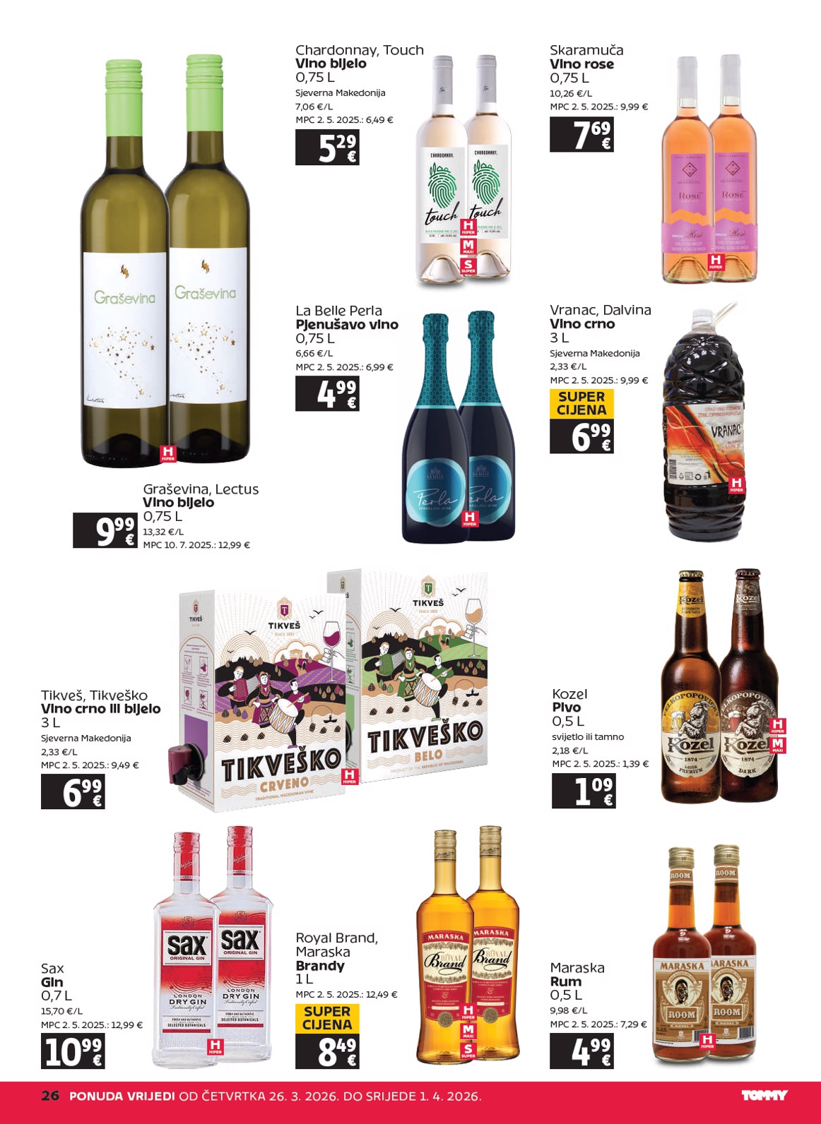 tommy - Prelistajte katalog Tommy, vrijedi od 26.03.2026 do 01.04.2026 - page: 26