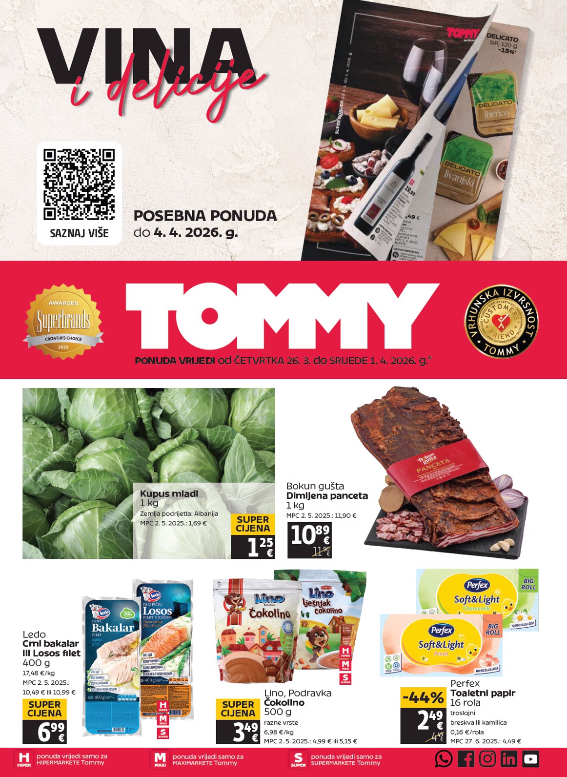 tommy - Prelistajte katalog Tommy, vrijedi od 26.03.2026 do 01.04.2026