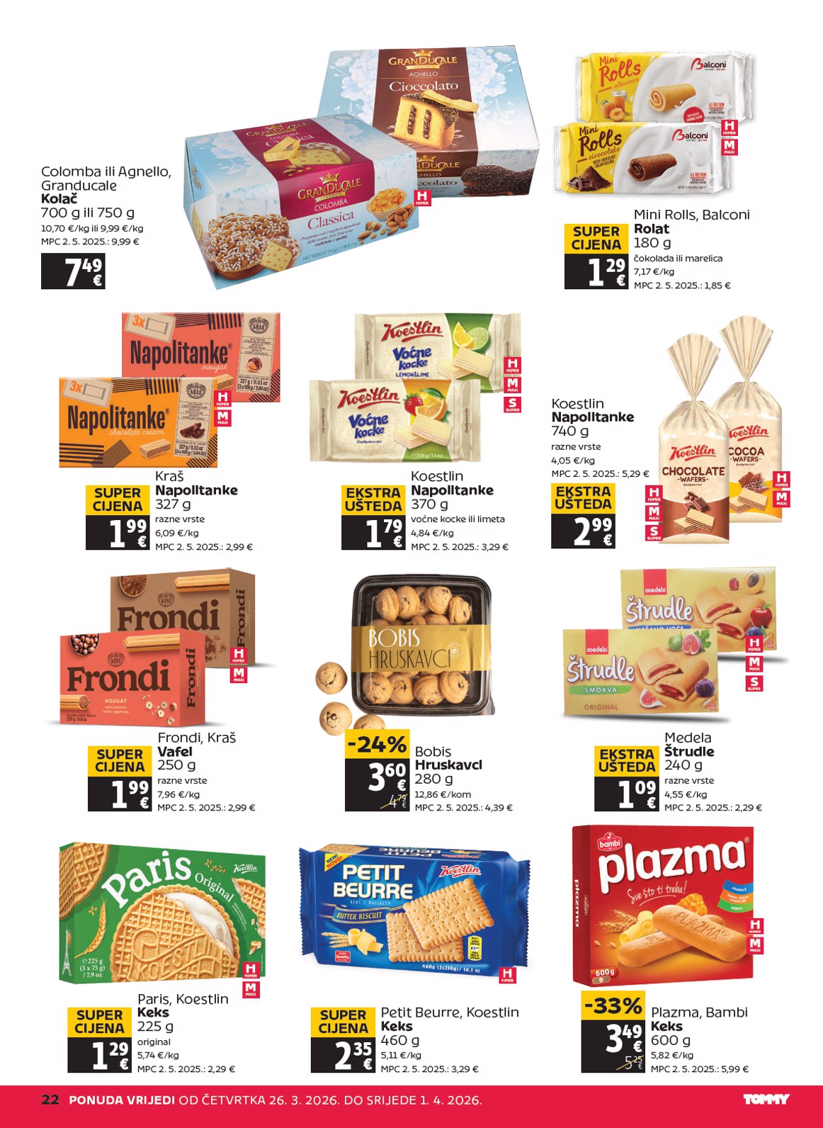 tommy - Prelistajte katalog Tommy, vrijedi od 26.03.2026 do 01.04.2026 - page: 22