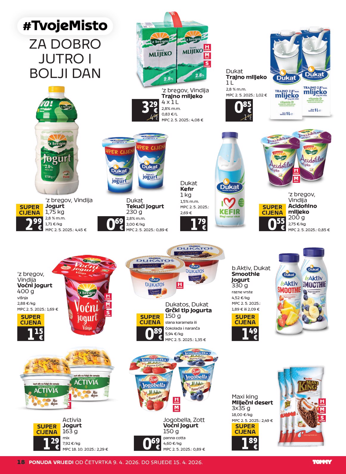 tommy - Budući Tommy letak vrijedi od četvrtka 09.04.2026 do srijede 15.04.2026 - page: 18