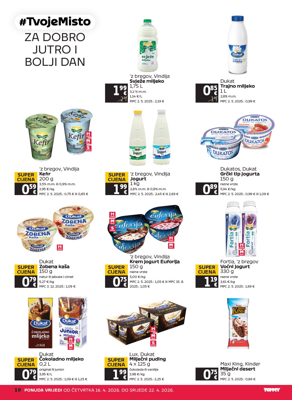 tommy - Budući Tommy letak vrijedi od četvrtka 16.04.2026 do srijede 22.04.2026 - page: 18