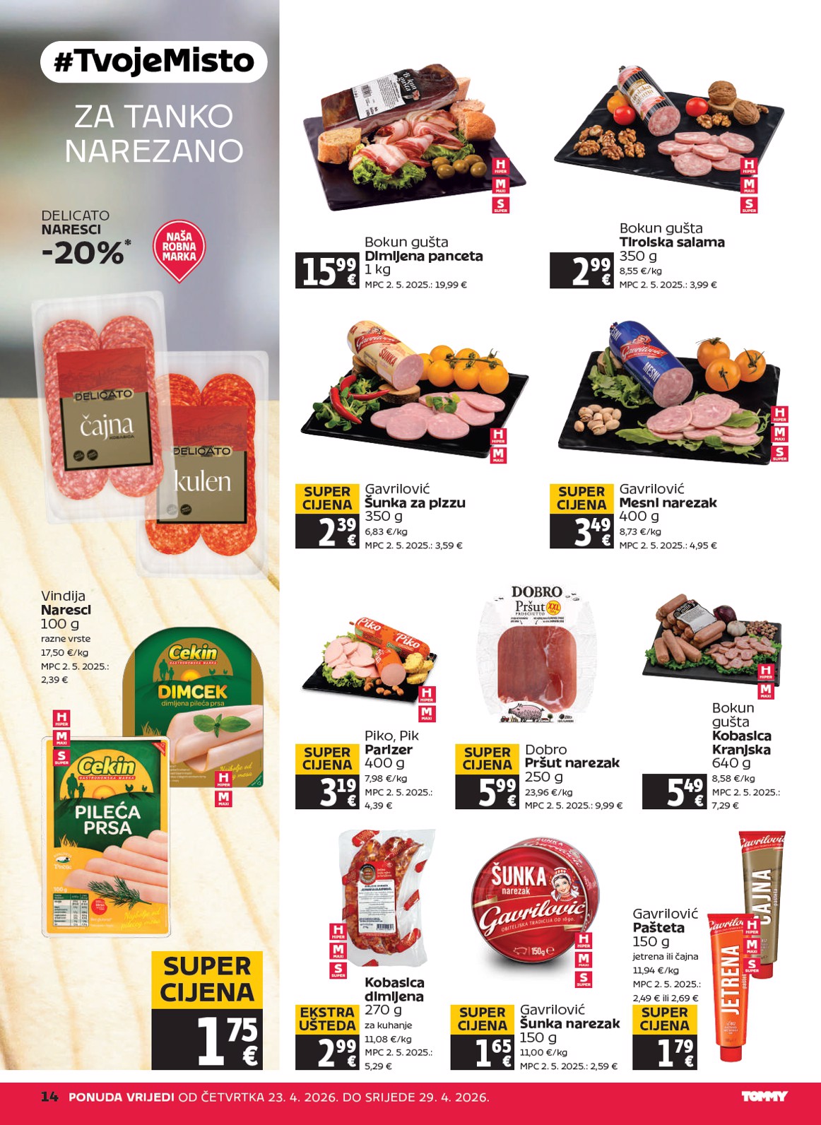 tommy - Budući Tommy letak vrijedi od četvrtka 23.04.2026 do srijede 29.04.2026 - page: 14