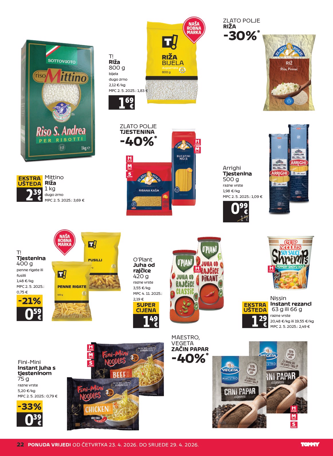tommy - Budući Tommy letak vrijedi od četvrtka 23.04.2026 do srijede 29.04.2026 - page: 22