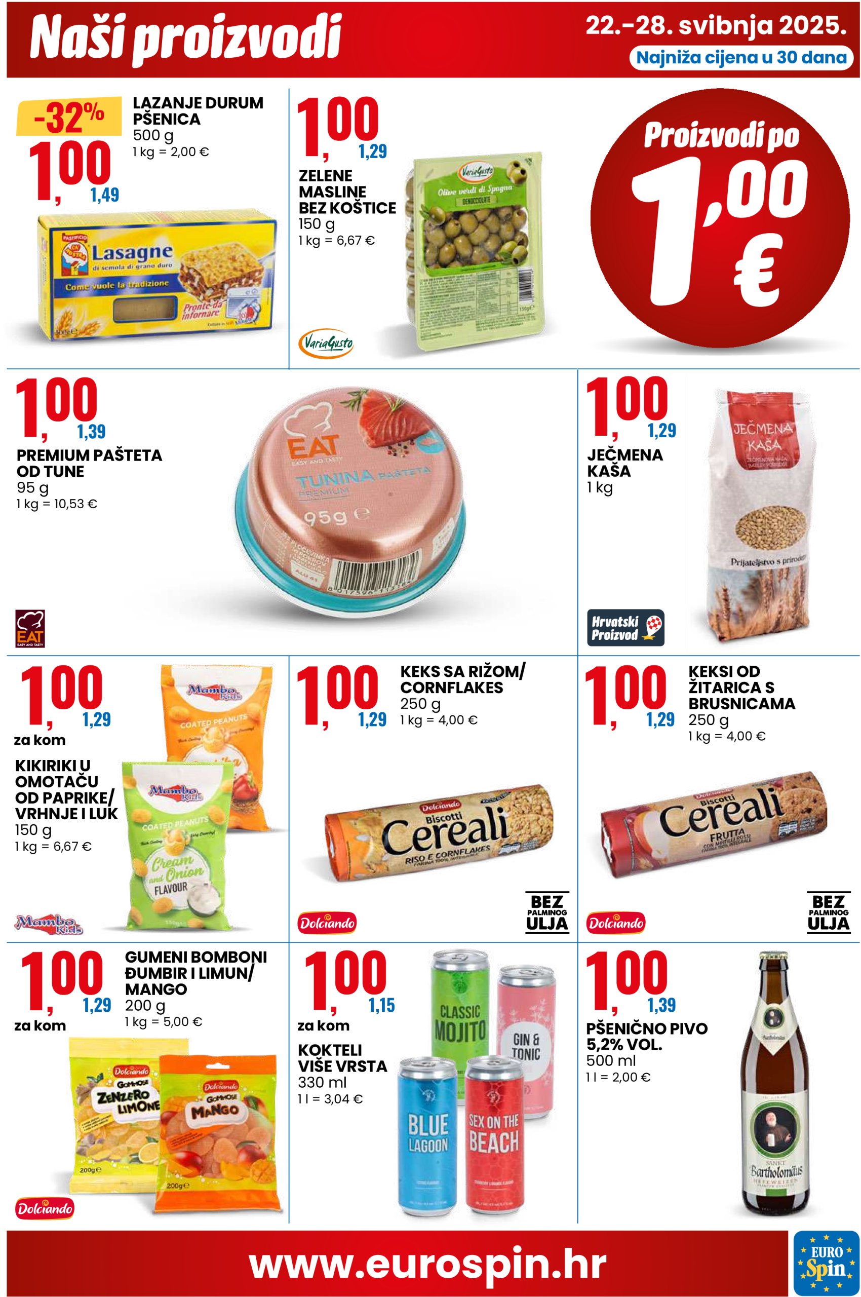eurospin - Prelistajte ovaj Eurospin katalog, vrijedi od 22.05. do 28.05. - page: 3