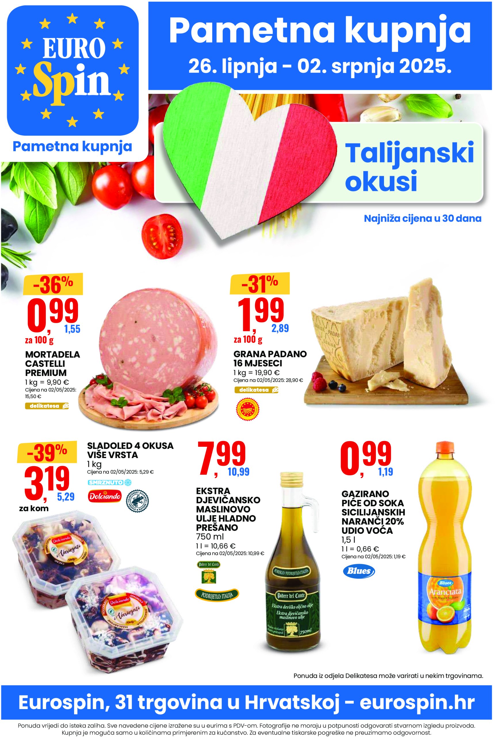eurospin - Prelistajte katalog Eurospin, vrijedi od 26.06. do 02.07. - page: 1