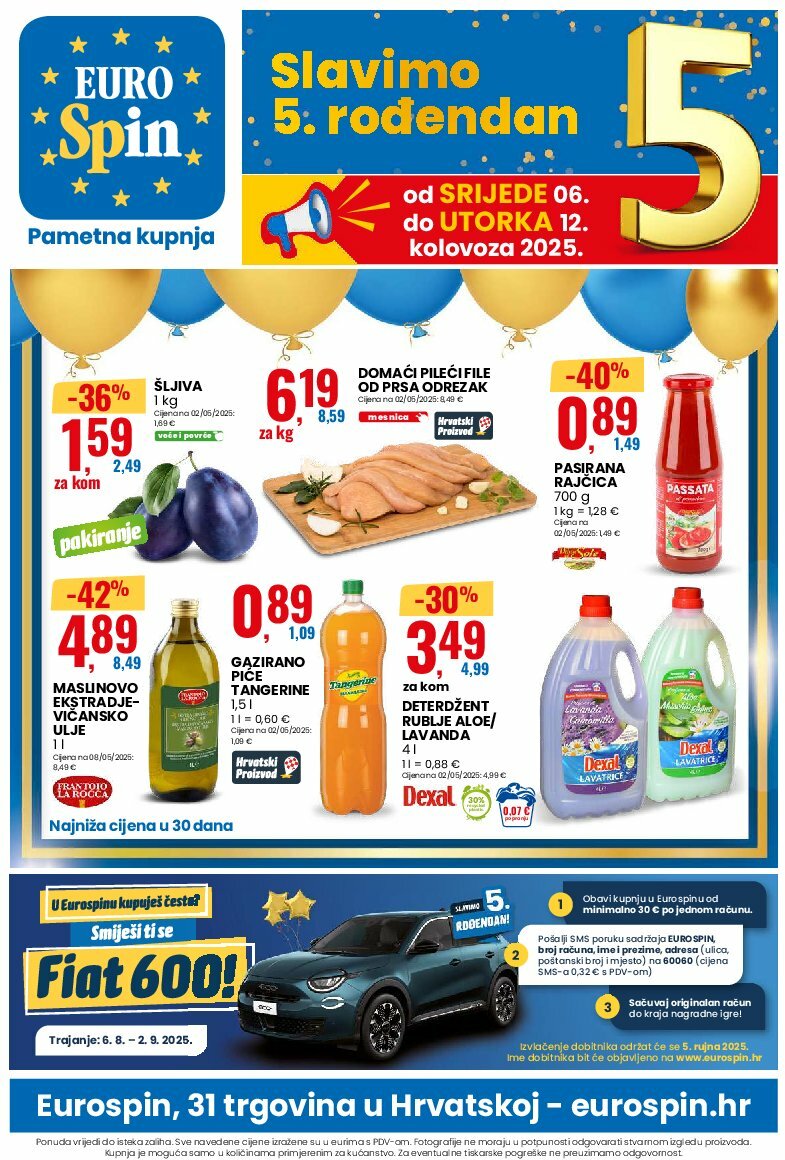 eurospin - Prelistajte katalog Eurospin, vrijedi od 06.08. do 12.08.
