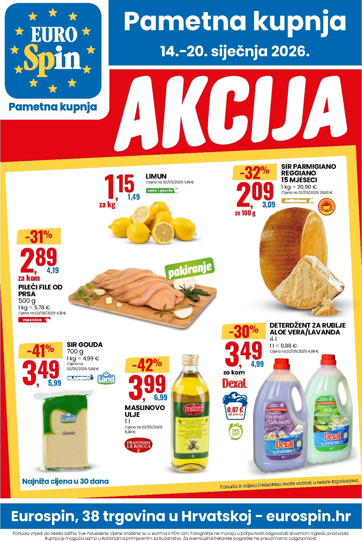 eurospin - Prelistajte katalog Eurospin, vrijedi od 14.01. do 20.01. - page: 1